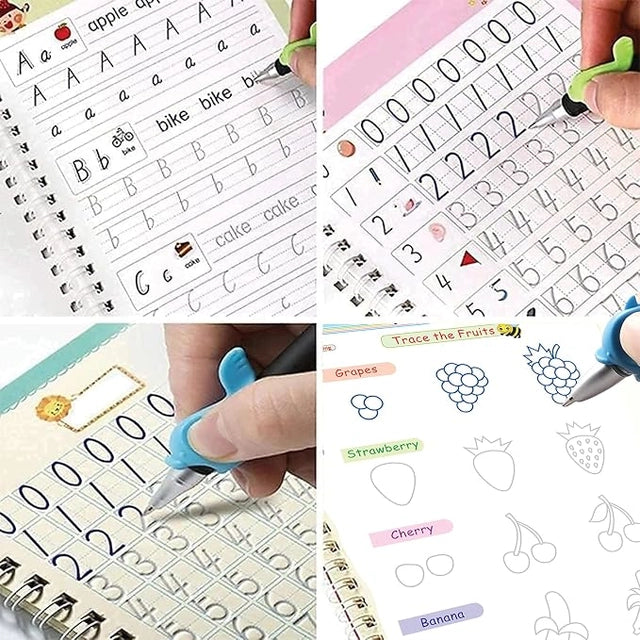 Reusable Handwriting Practice Set for Kids with Magic Pen