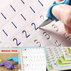 Reusable Handwriting Practice Set for Kids with Magic Pen